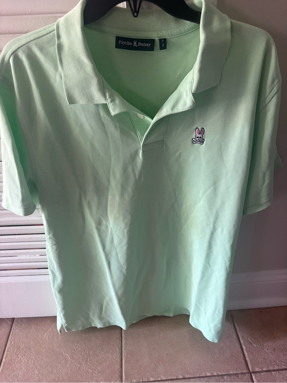 Psycho Bunny Mint Green Short Sleeve Polo XL